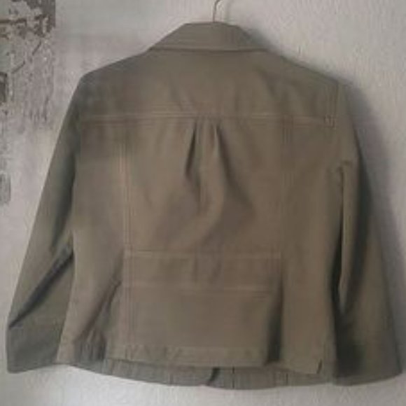 0514 DKNY Jeans-Donna Karan Cotton Unlined Jacket SZ L - Picture 8 of 8